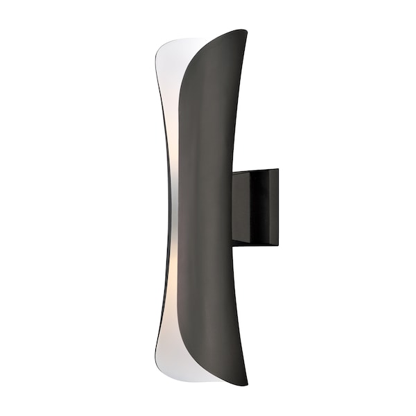 Maxim Scroll 2-Light 5.5" Wide Architectural Bronze Outdoor Wall Sconce 86146ABZ